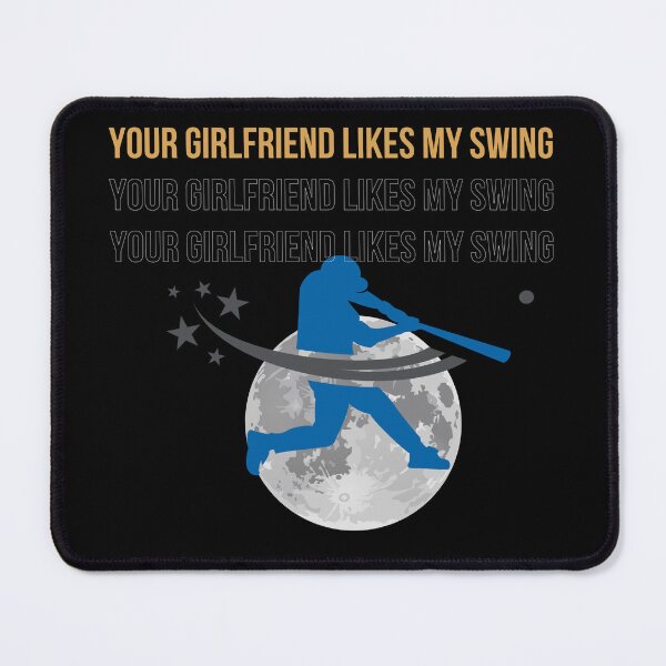 Item preview, YOUR GIRLFRIEND LIKES MY SWING. designed and sold by ELEGANTRETRO.
