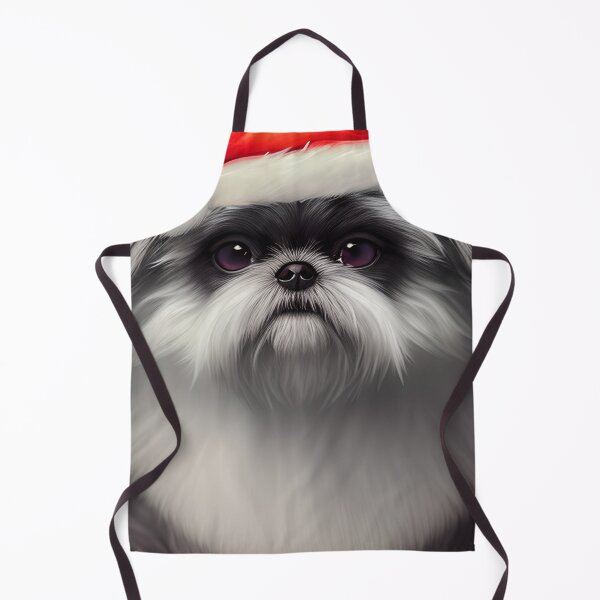 Item preview, Christmas Affenpinscher Wearing A Santa Hat designed and sold by ZenEverAI.