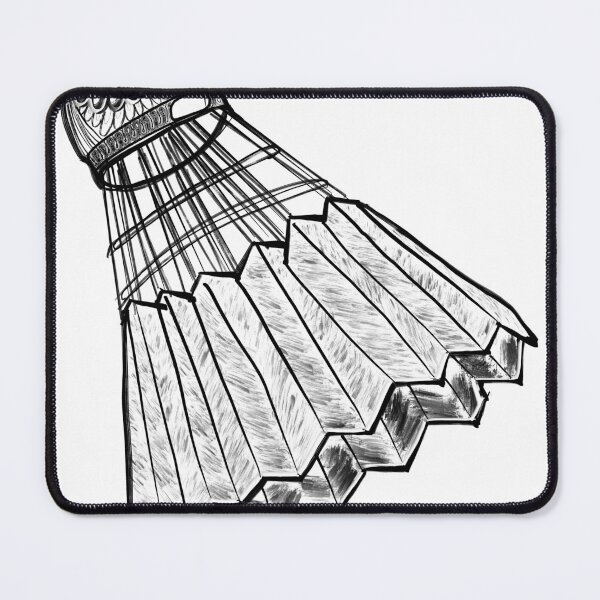 Item preview, Shuttle (Black and White Line Drawing) designed and sold by littlecurlew.