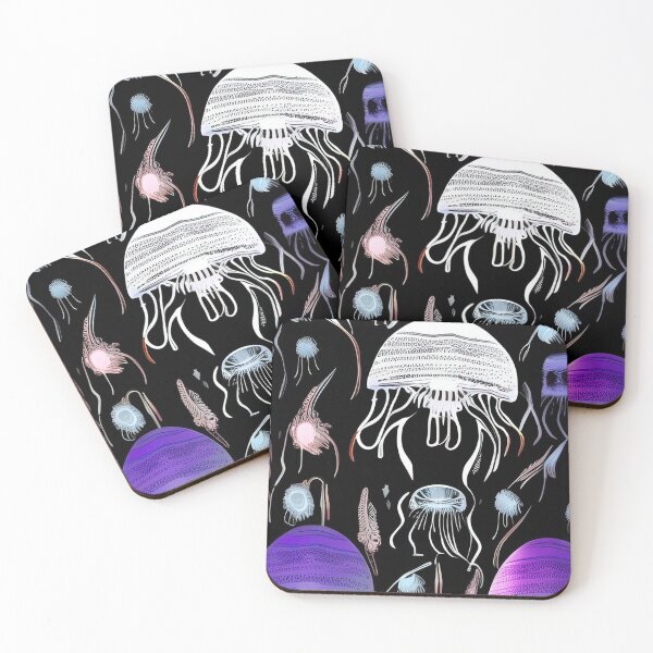 Item preview, glowing jelly fishes pattern designed and sold by optimusprime39.