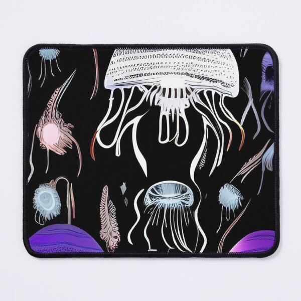 Item preview, glowing jelly fishes pattern designed and sold by optimusprime39.