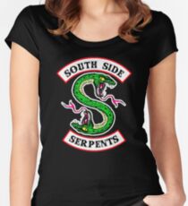 southside serpents riverdale Women's Fitted Scoop T-Shirt