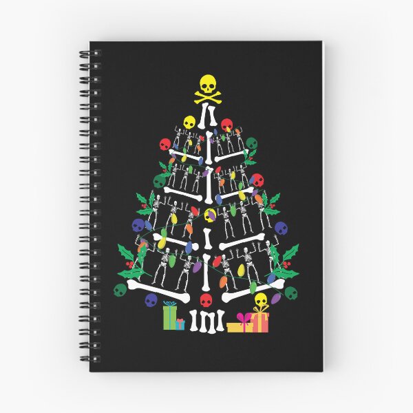 Item preview, Skeleton Christmas Tree Skull Spooky Christmas Skeleton Tree Gear designed and sold by DynamicDesign.