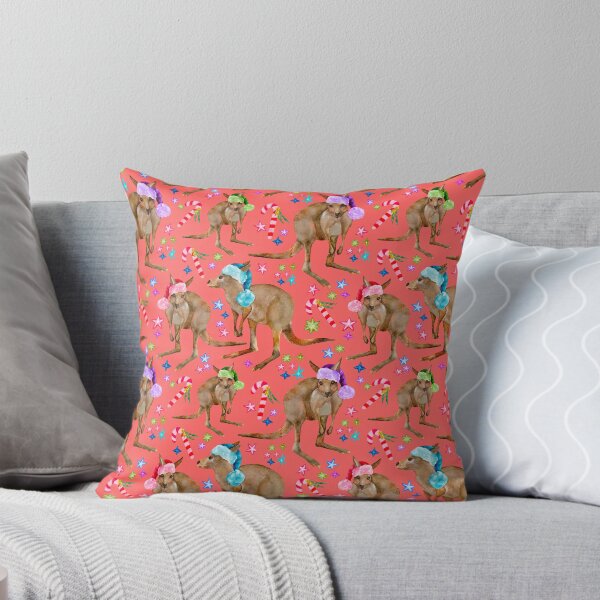 Item preview, Aussie Christmas Kangaroo Pattern  designed and sold by Sketchbook Designs.