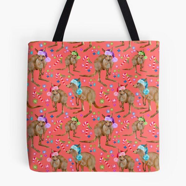 Item preview, Aussie Christmas Kangaroo Pattern  designed and sold by Sketchbook Designs.