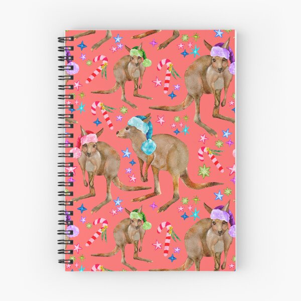 Item preview, Aussie Christmas Kangaroo Pattern  designed and sold by Sketchbook Designs.
