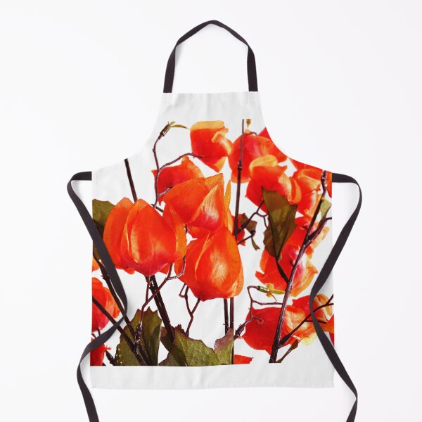 Item preview, Orange Flowers on white designed and sold by Stephen Frost.