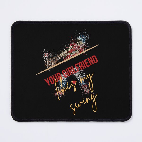 Item preview, YOUR GIRLFRIEND LIKES MY SWING. designed and sold by ELEGANTRETRO.