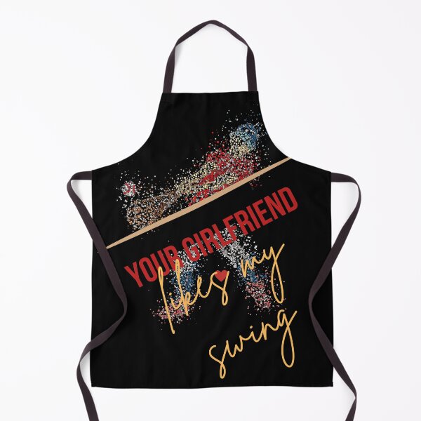 Item preview, YOUR GIRLFRIEND LIKES MY SWING. designed and sold by ELEGANTRETRO.