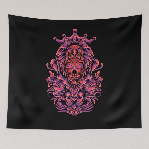 Item preview, Skull King of the Jungle designed and sold by RepublicOfFire.