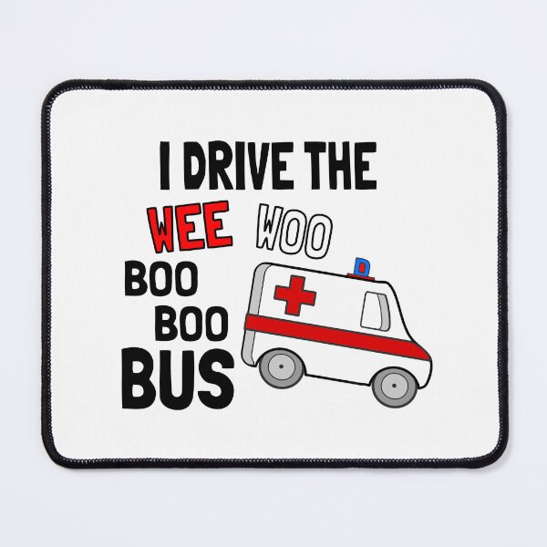 Item preview, I Drive The Wee Woo Bus designed and sold by Vladan Seva.