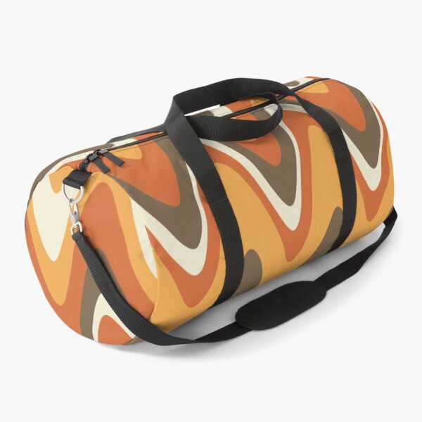 Item preview,  Groovy Disco Waves - 70s Brown and Orange Retro Swirl designed and sold by SunnyBrand.