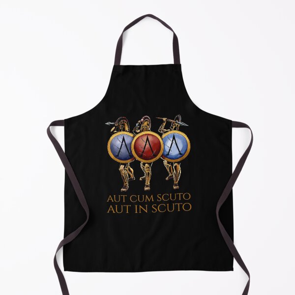 Item preview, Ancient Greek Latin Quote - Aut Cum Scuto Aut In Scuto designed and sold by Styrman.