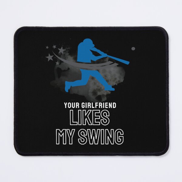 Item preview, YOUR GIRLFRIEND LIKES MY SWING. designed and sold by ELEGANTRETRO.