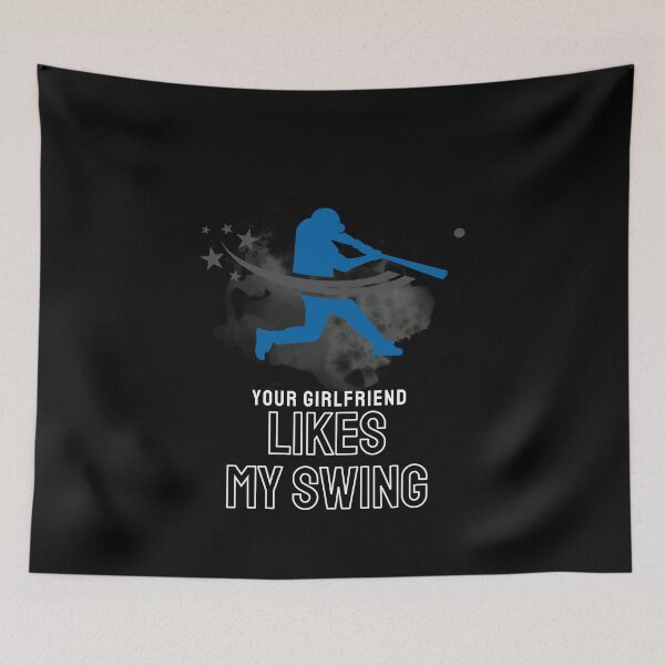 Item preview, YOUR GIRLFRIEND LIKES MY SWING. designed and sold by ELEGANTRETRO.