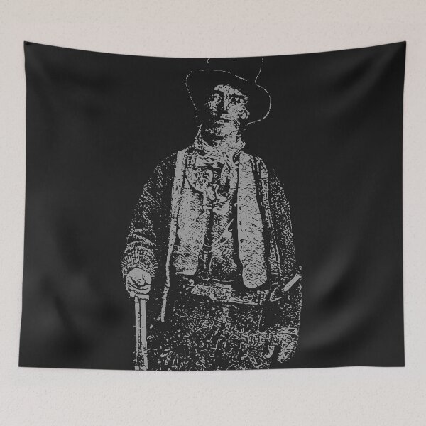 Item preview, Billy the Kid Grunge Distressed Style Billy the Kid Western Outlaw Gray Version designed and sold by pelagio.