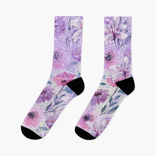 Item preview,  Purple and pink flowers designed and sold by Floralsharry.