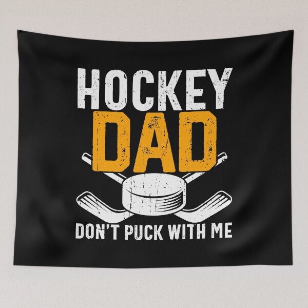 Item preview, Hockey Dad Don't Puck With Me Funny Ice Hockey Dad Novelty designed and sold by rifatart.
