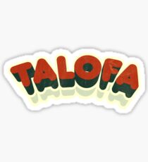 Talofa | Retro Curve Sticker