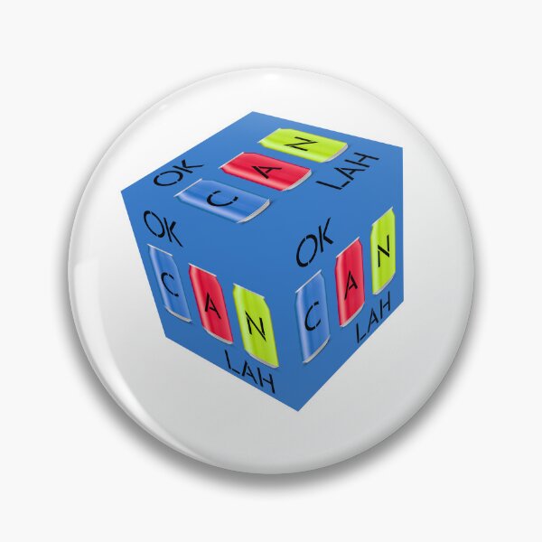 Artikelvorschau, Can Can Lah Blue Singlish-Box entworfen und verkauft von UniqueDesignHub.