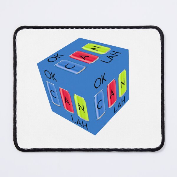 Item preview, Can Can Lah Blue Singlish box designed and sold by UniqueDesignHub.