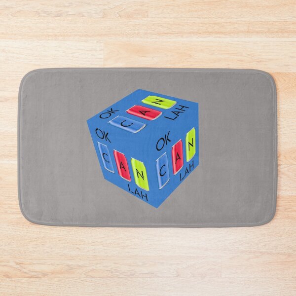 Item preview, Can Can Lah Blue Singlish box designed and sold by UniqueDesignHub.