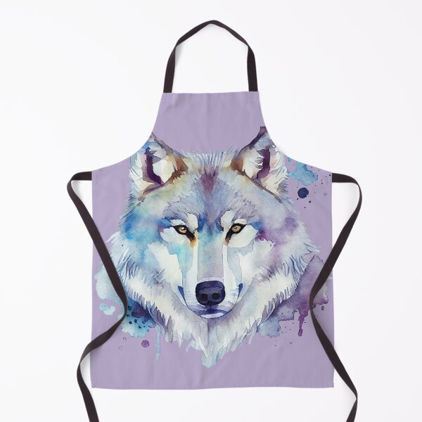 Item preview, Wolf Colourful Art, Watercolor Painting designed and sold by KOTOdesign.