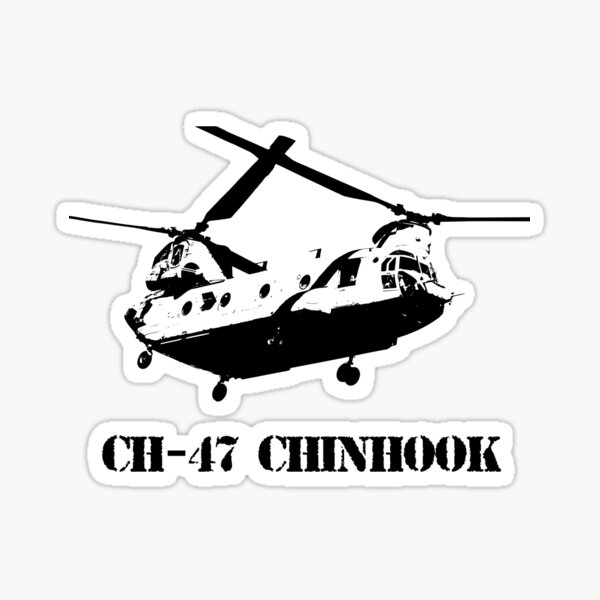 Chinook Decal Black