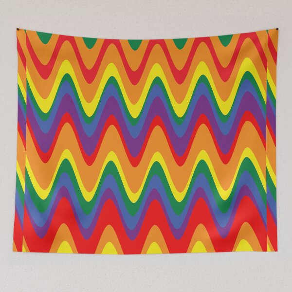 Item preview,  Groovy Disco Waves - 70s Rainbow Retro Swirl designed and sold by SunnyBrand.