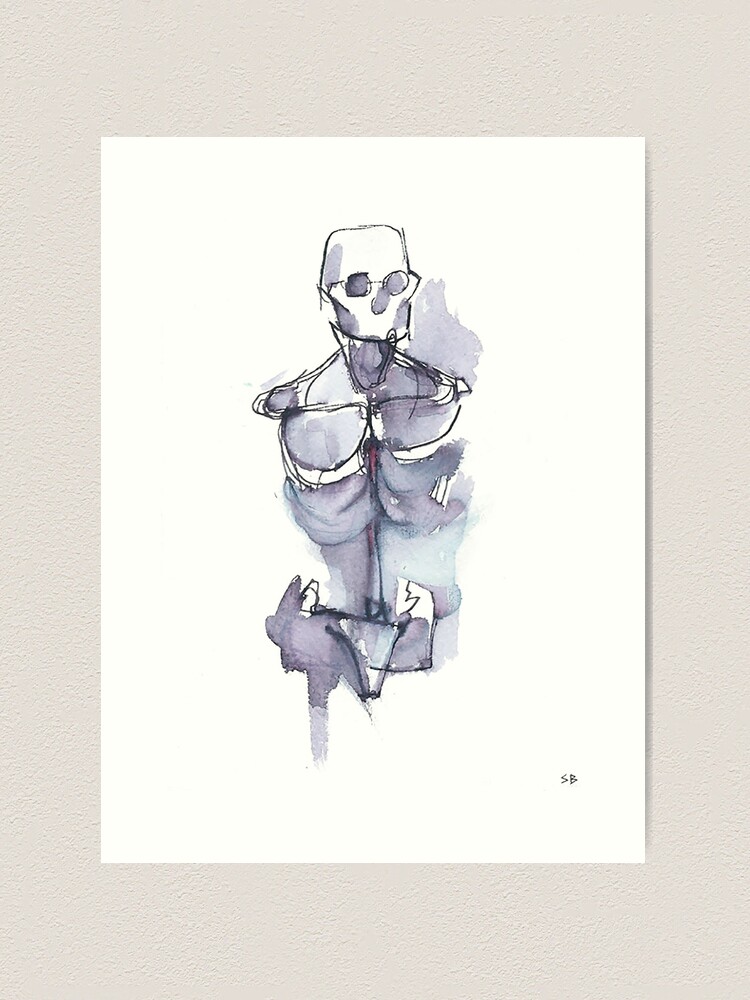 Alternate view of Bare Bones Art Print