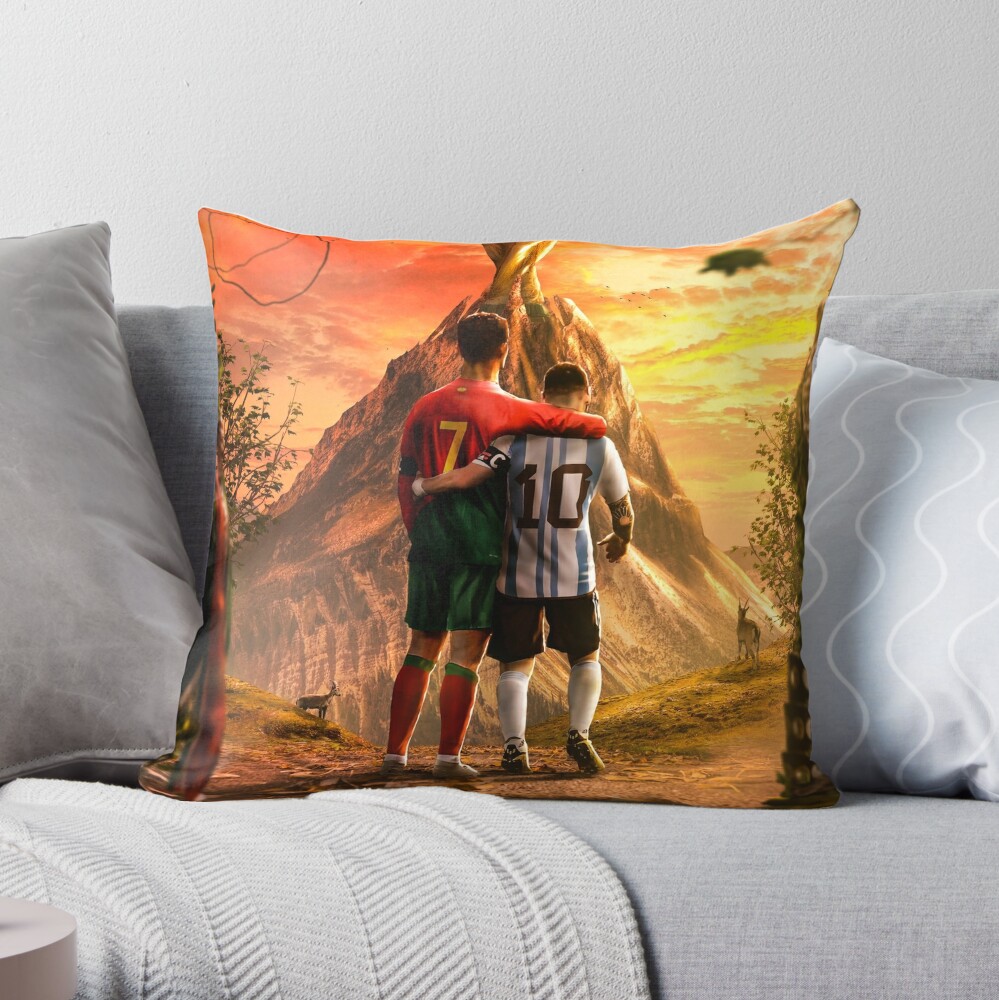 Soccer Pillow Ronaldo Messi Neymar 