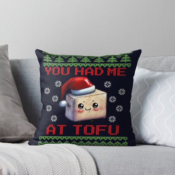 Item preview, You Had Me at Tofu, Fun Xmas, Vegan Ugly Christmas  designed and sold by GreenSlate.