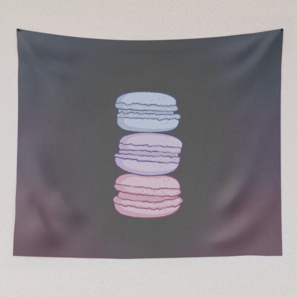 Item preview, Stack of Macarons: Pink, Purple, Blue designed and sold by Zephyr-Studio.