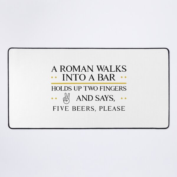 Item preview, Roman Walks Into a Bar designed and sold by historeetees1.