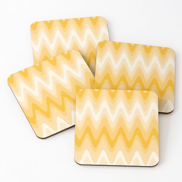 Item preview,  Groovy Disco Waves - 70s Yellow Retro Swirl designed and sold by SunnyBrand.