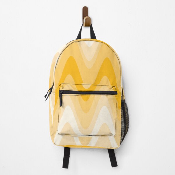 Item preview, Groovy Disco Waves - 70s Yellow Retro Swirl designed and sold by SunnyBrand.