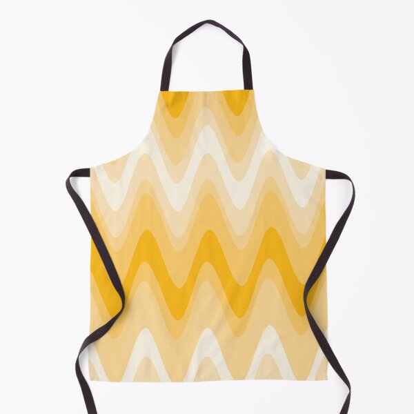Item preview, Groovy Disco Waves - 70s Yellow Retro Swirl designed and sold by SunnyBrand.
