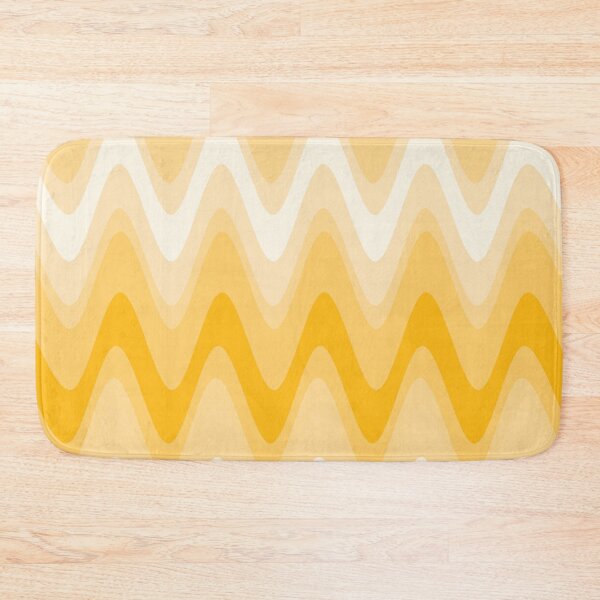 Item preview,  Groovy Disco Waves - 70s Yellow Retro Swirl designed and sold by SunnyBrand.