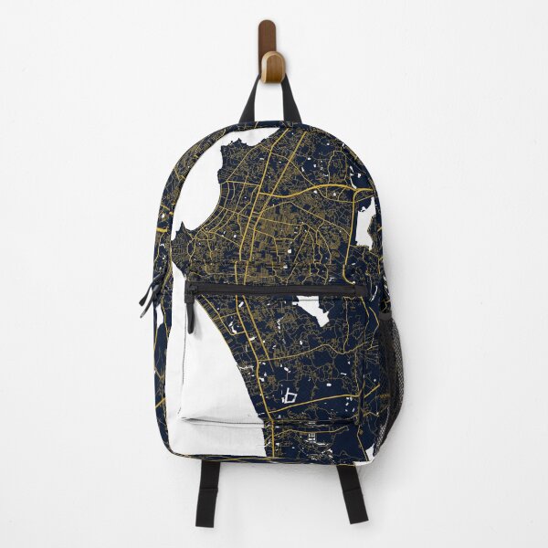 Item preview, Pattaya City Map of Thailand - Gold Art Deco designed and sold by deMAP.
