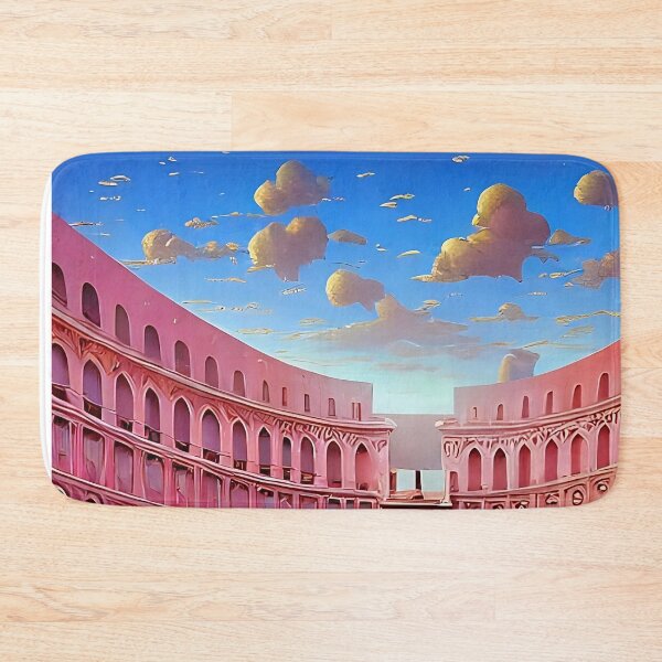 Item preview, Old city somewhere in Italy in pink light designed and sold by sunny8u.