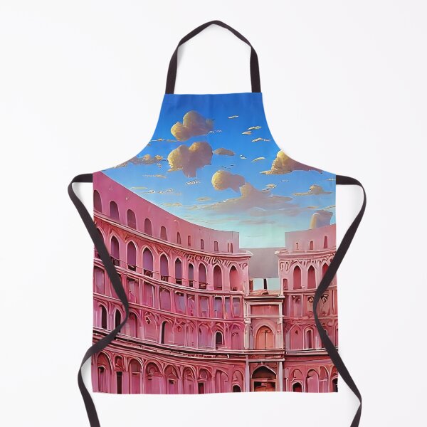 Item preview, Old city somewhere in Italy in pink light designed and sold by sunny8u.