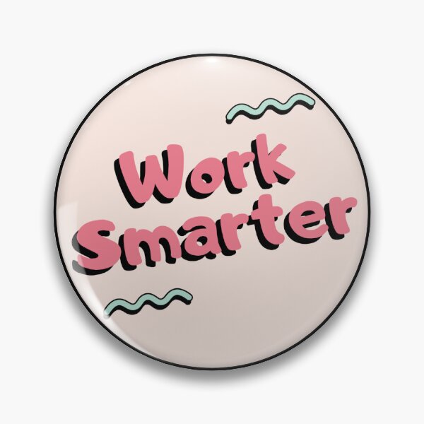 Item preview, Work smart not harder sticker  designed and sold by Hohohaxi.