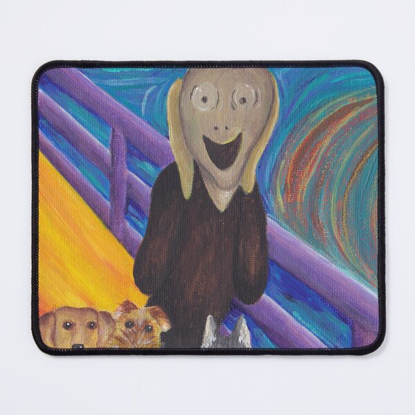 Item preview, Happy Scream with dogs designed and sold by sarahkeenan.