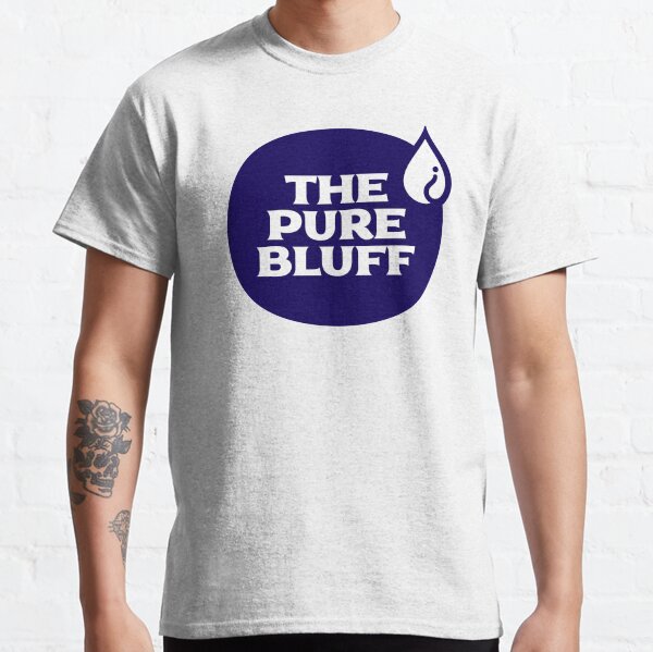 The Pure Bluff Logo (Blue) — APPAREL Classic T-Shirt