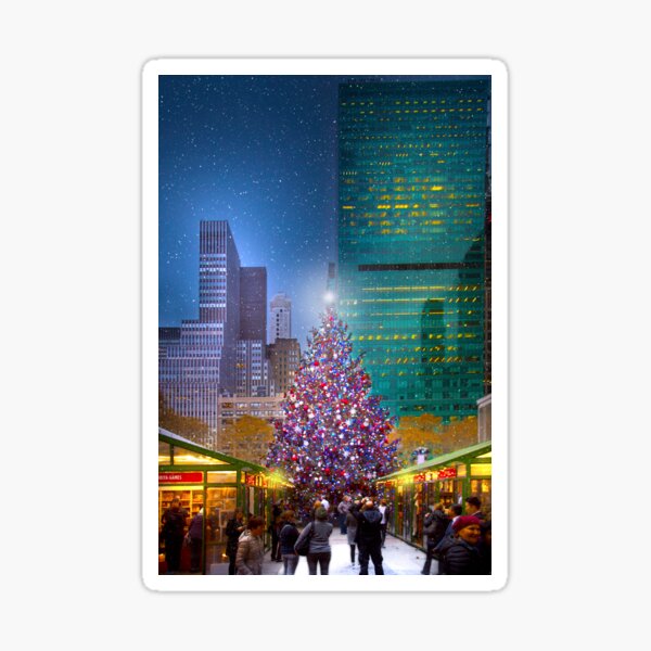 Artikel-Vorschau von Bryant Park Winter Village und Weihnachtsmarkt, designt und verkauft von VisualVoyages.