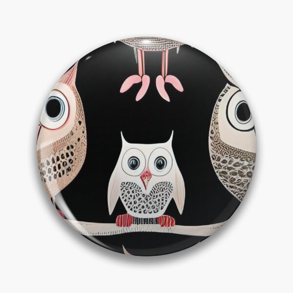 Item preview, white owls pattern designed and sold by optimusprime39.