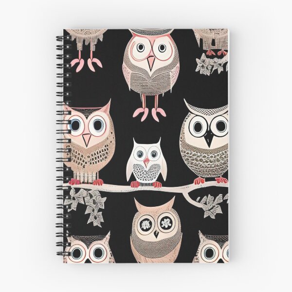 Item preview, white owls pattern designed and sold by optimusprime39.