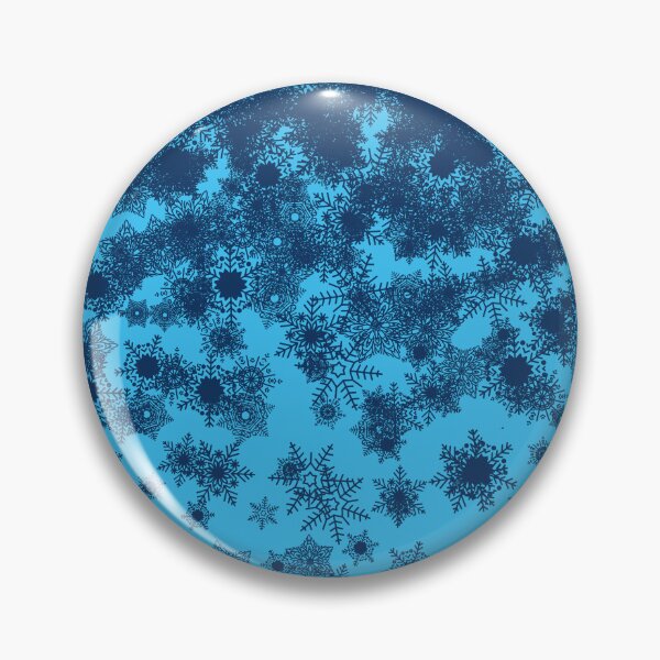 Item preview, Blizzard - Blue snowflakes on an icy blue background designed and sold by illustratious.