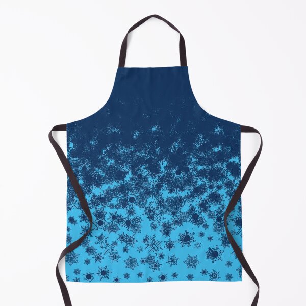 Item preview, Blizzard - Blue snowflakes on an icy blue background designed and sold by illustratious.