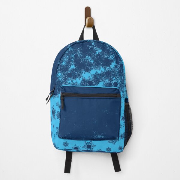 Item preview, Blizzard - Blue snowflakes on an icy blue background designed and sold by illustratious.
